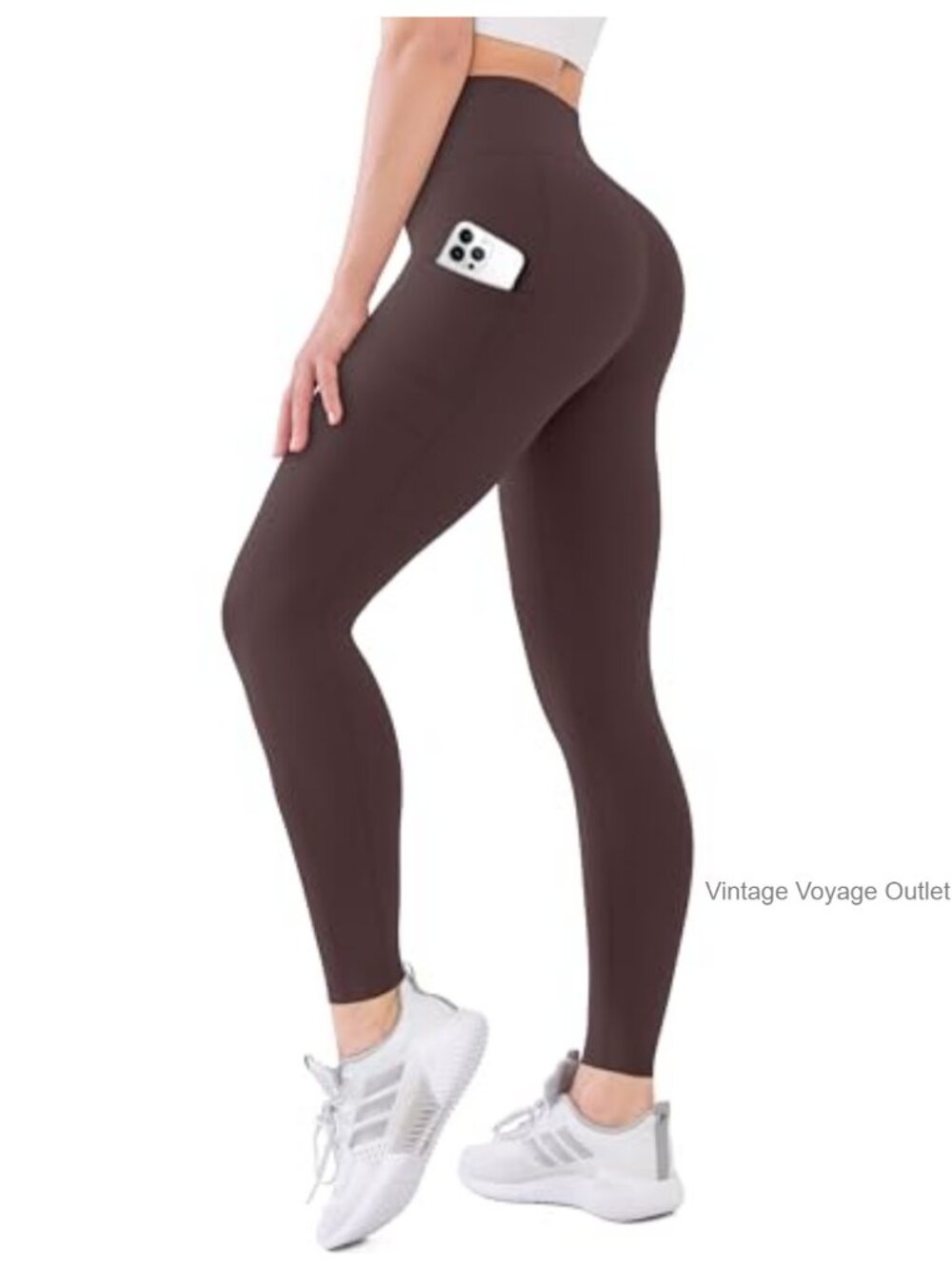 High Waisted Buttery Soft Leggings with Pockets Full Length Compression Yoga